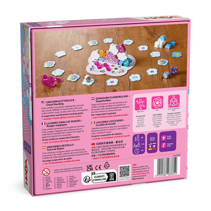 Unicorn Glitterluck – Cloud Stacking - Wee Bee Baby Boutique