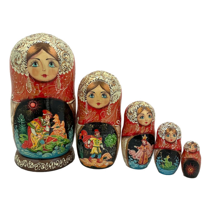 Unique Matryoshka Fairytale Frog Princess BuyRussianGifts Store