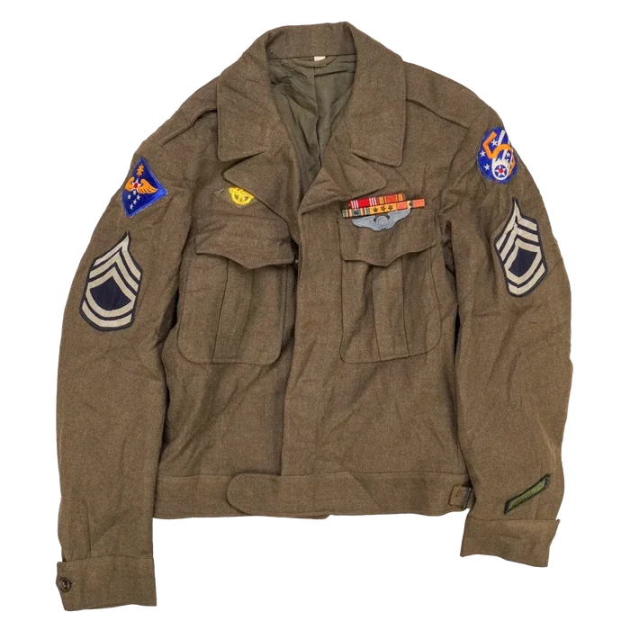 US Army Air Force WW2 Ike Jacket - 36R, Small - US Army Surplus - Field Jackets