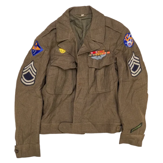 US Army Air Force WW2 Ike Jacket - 36R, Small - US Army Surplus - Field Jackets