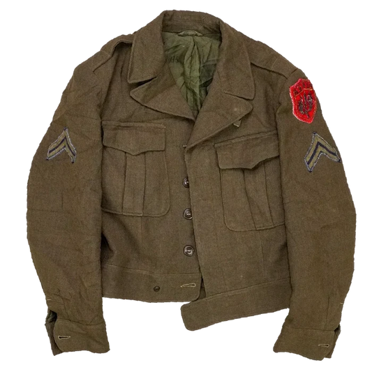 US Army M1946 Korean War SCARWAF Ike Jacket - 36R, Small - US Army Surplus - Field Jackets