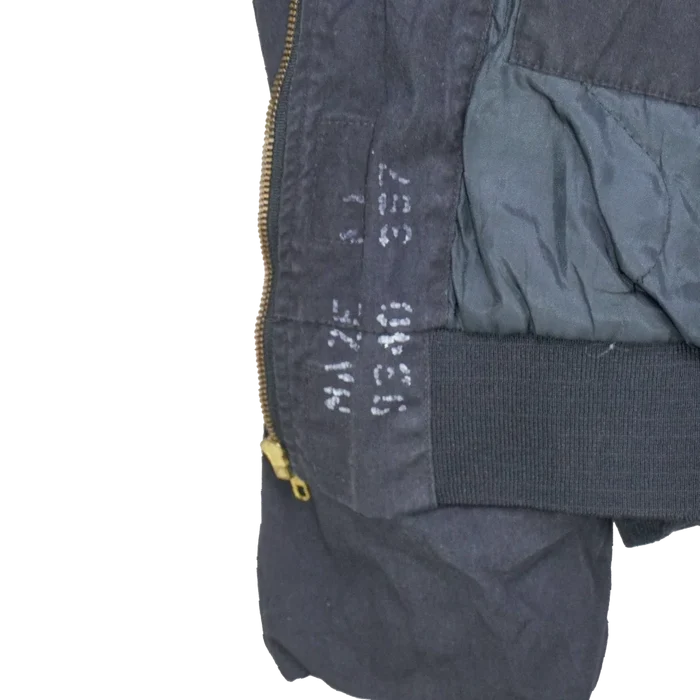 US Navy Black Lined Utility Jacket - Medium - US Navy Surplus - Field Jackets
