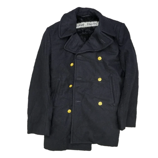 US Navy Officers Wool Pea Coat - 40R, Medium - US Navy Surplus - Great Coats
