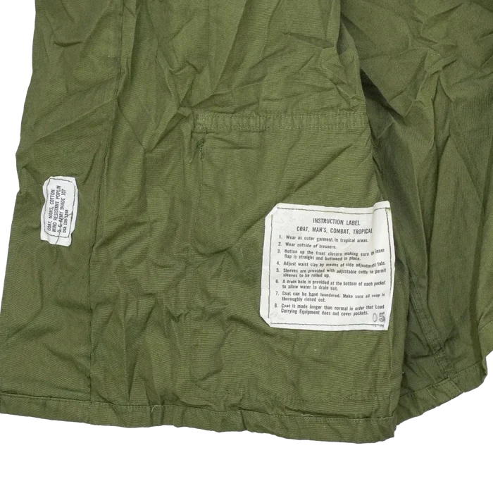 USGI 2nd Pattern Olive Jungle Fatigue Shirt - Large Long - US Army Surplus - Field Shirts
