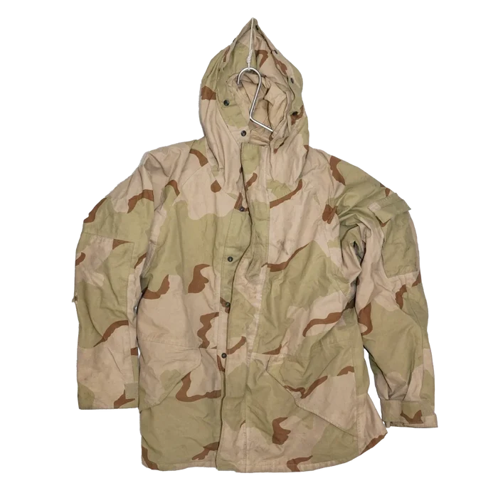 USGI 3 Colour Desert Wet Weather Jacket - Medium Regular - US Army Surplus - Rain Jackets