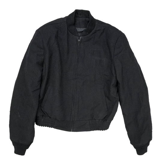 USGI Black Lightweight Windbreaker Jacket - Small Long - US Army Surplus - Field Jackets