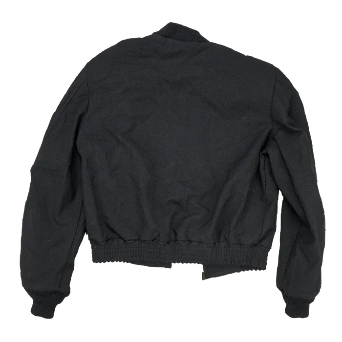 USGI Black Lightweight Windbreaker Jacket - Small Long - US Army Surplus - Field Jackets