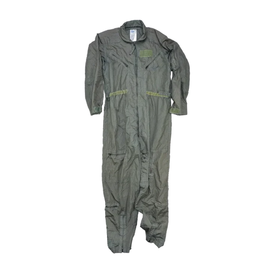 USGI CWU-27/P Olive Flyers Coveralls - 46L, XLarge - US Army Surplus - Overalls