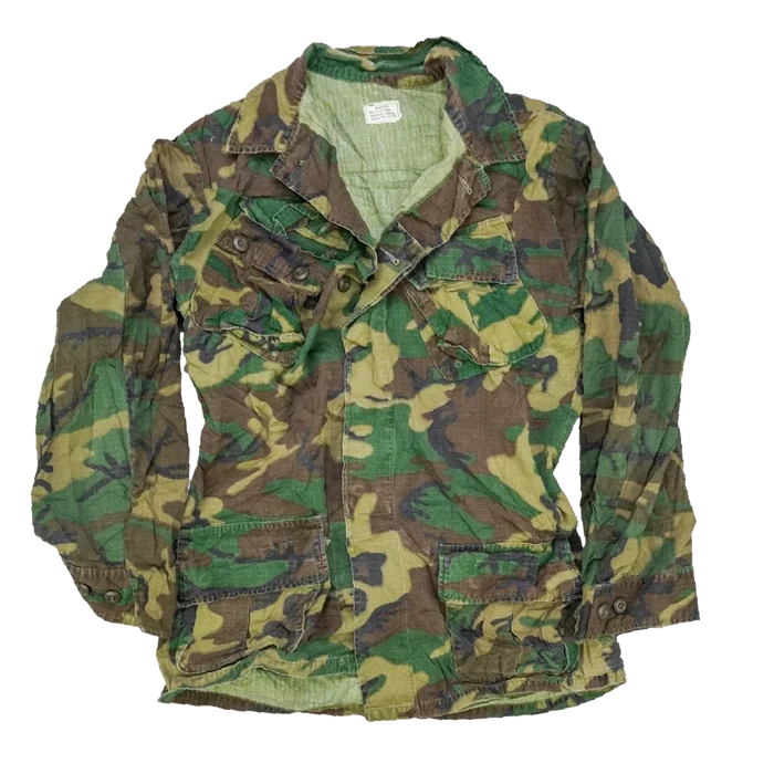USGI ERDL Jungle Fatigue Shirt - Medium Long - US Army Surplus - Field Shirts