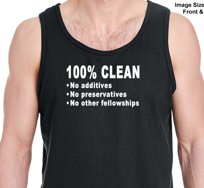 100% CLEAN Unisex  Tank Tops
