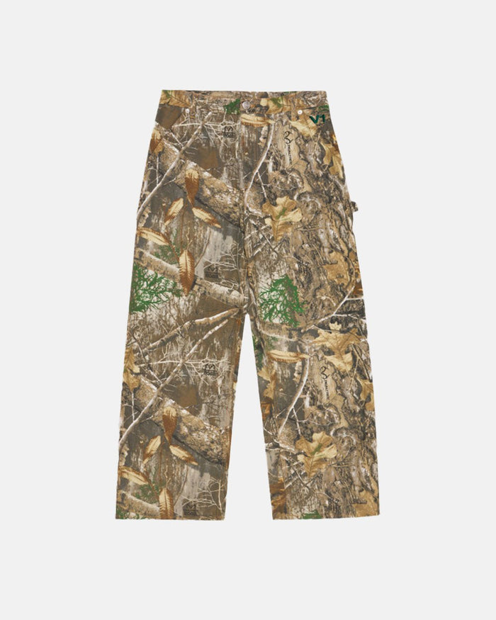 V1 CARPENTER PANTS REALTREE - realtree camo carpenter pants, front view - Cold Culture