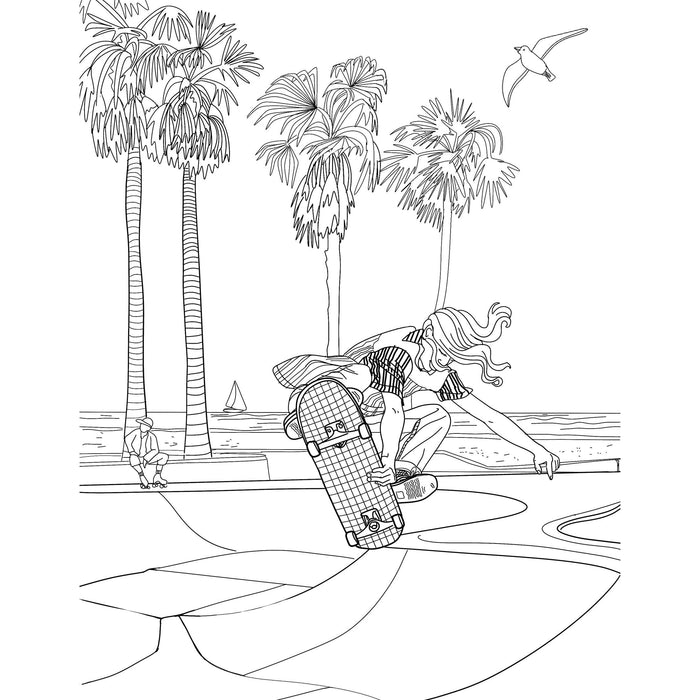 Venice Beach Coloring Book
