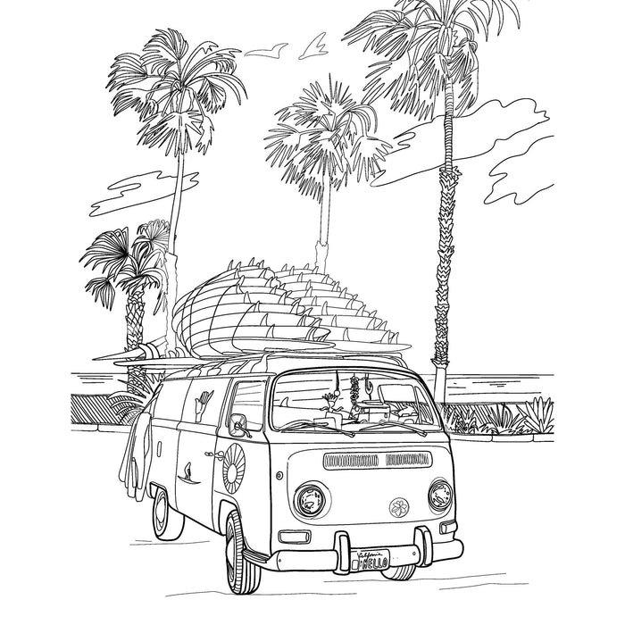Venice Beach Coloring Book