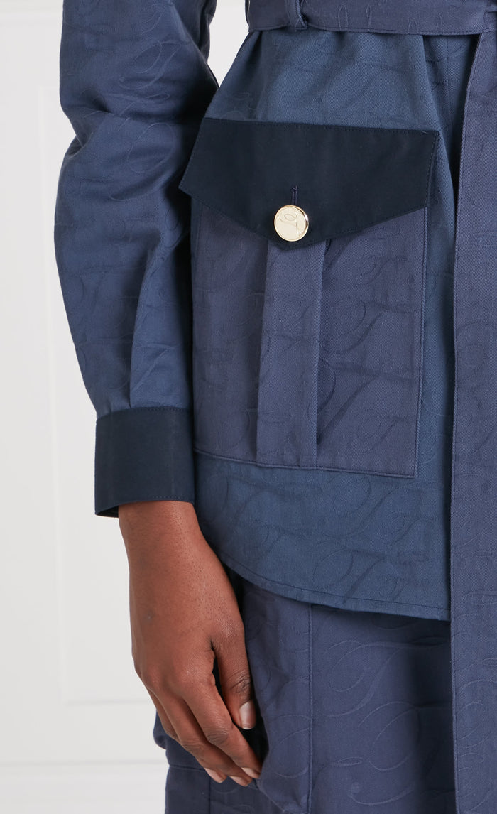 Victory Shirt Jacket - Sea Blue