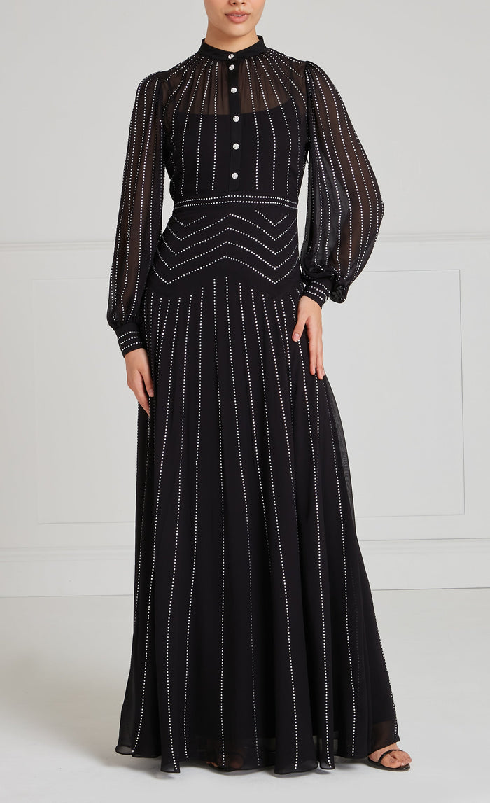 Villanelle Full-Length Dress - Black