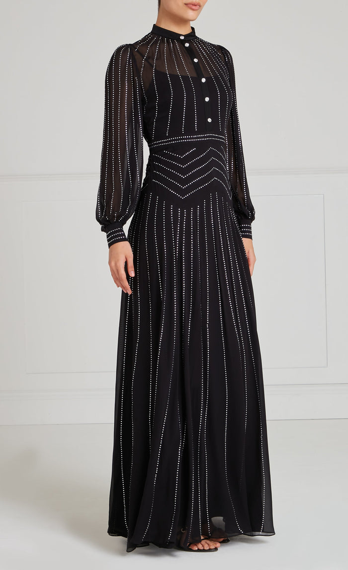 Villanelle Full-Length Dress - Black
