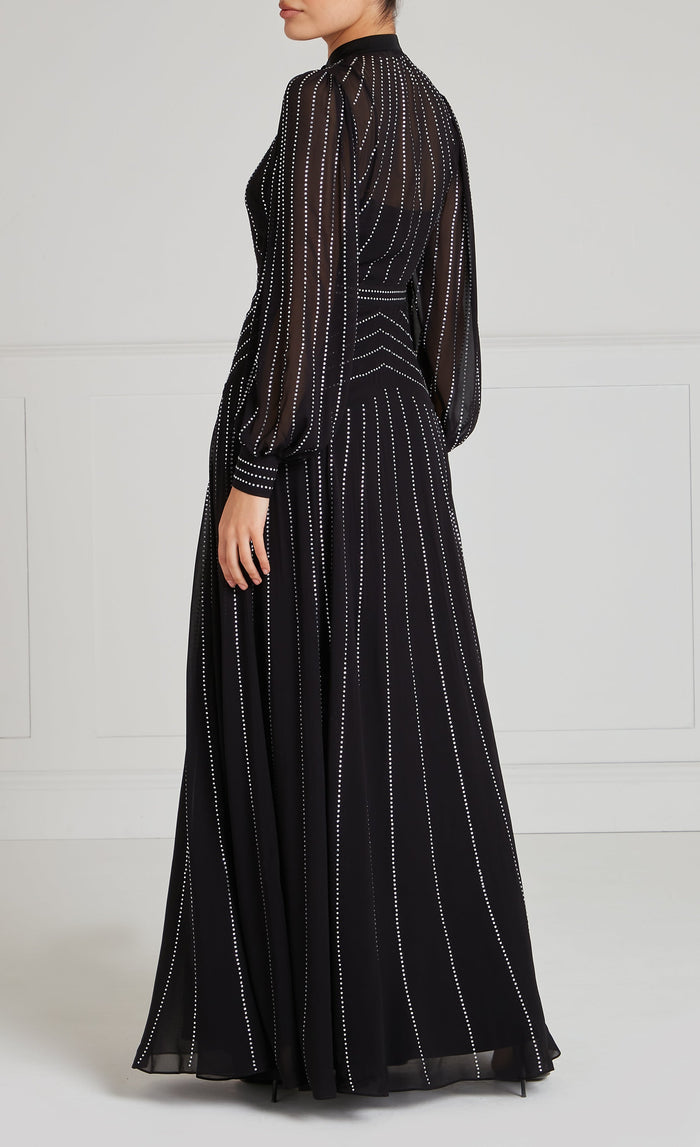 Villanelle Full-Length Dress - Black