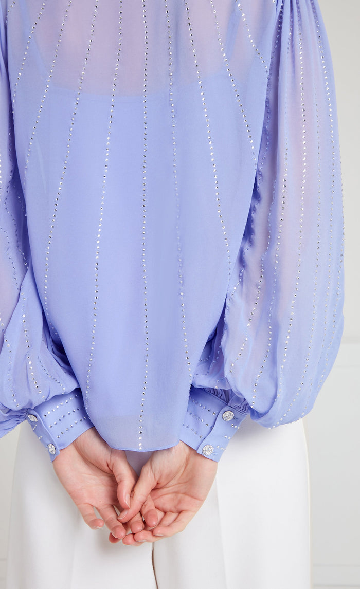 Villanelle Shirt - Lavender Blue
