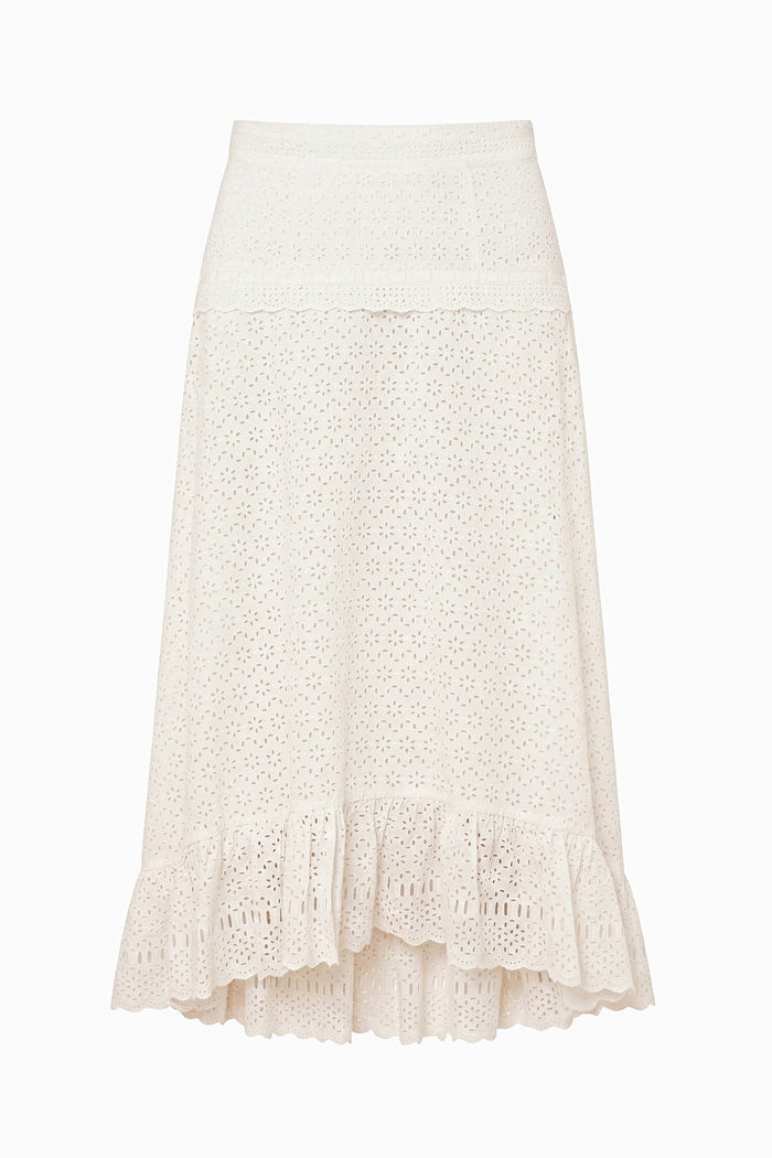 Violetta Cotton Skirt - Pristine