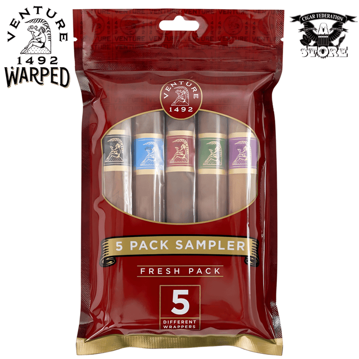 WARPED VENTURE 1492 FRESH PACK SAMPLER - Cigar Federation