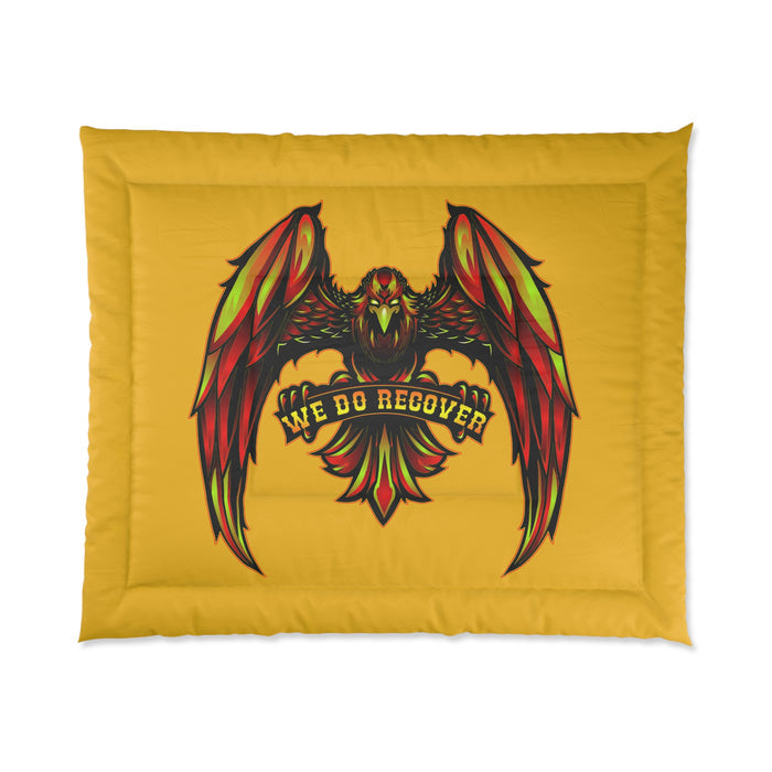 We Do Recover Eagle Yellow Comforter