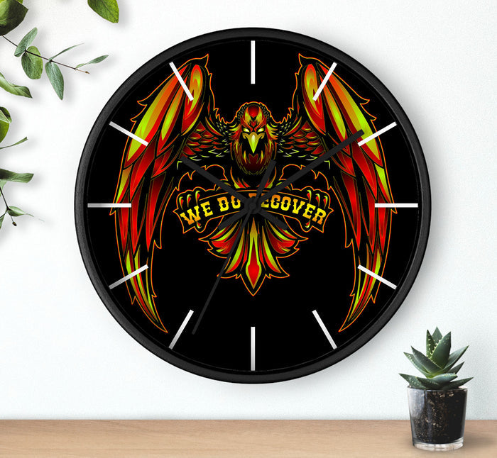 WE RECOVER EAGLE WALL CLOCK