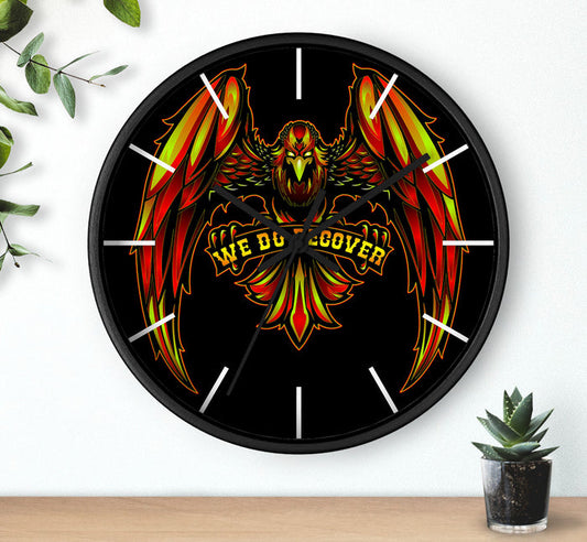 WE RECOVER EAGLE WALL CLOCK