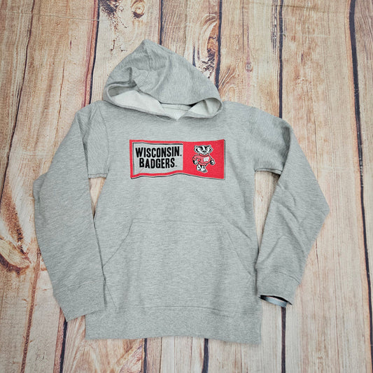 WES AND WILLY BADGERS YOUTH FLEECE HOODIE 433WIS172