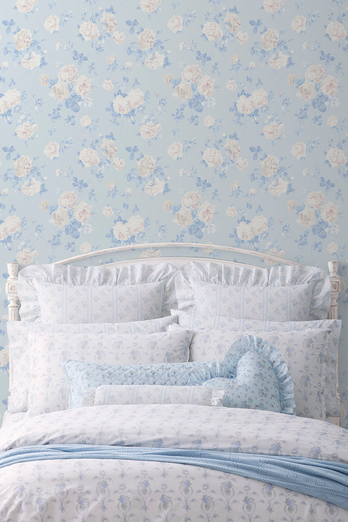 Whisper Blue Peel + Stick Wallpaper