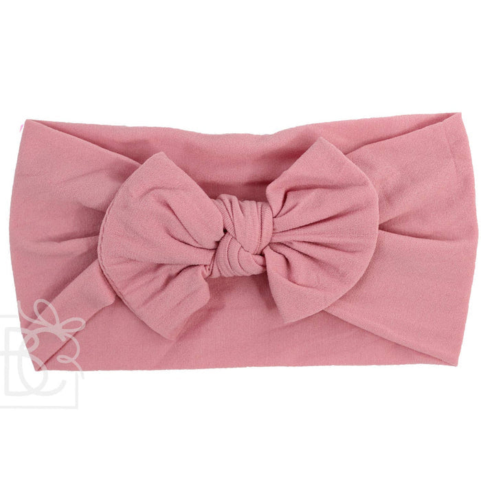 Wide Stretchy Headband with Knot (Multiple Colors) - Wee Bee Baby Boutique