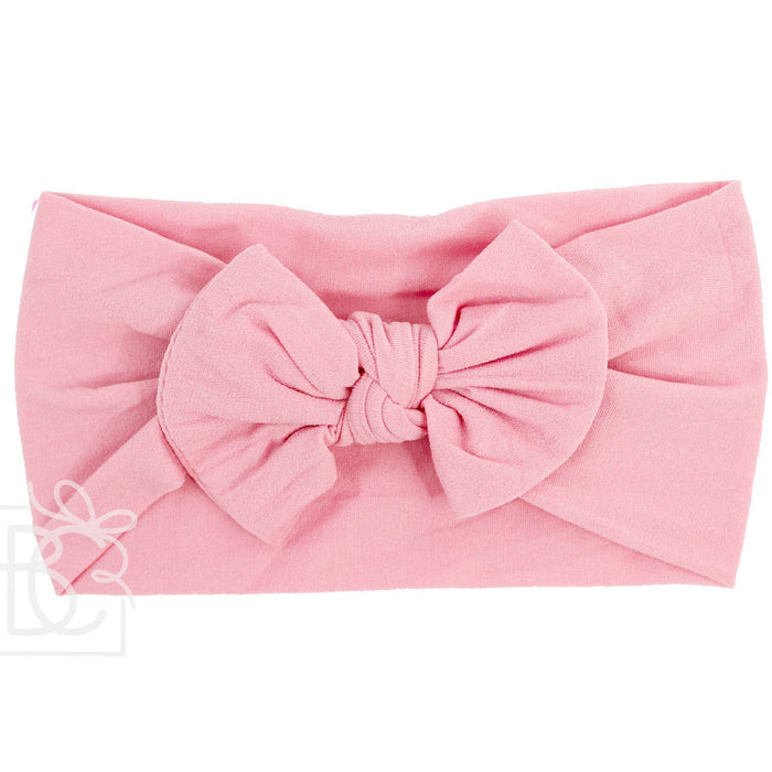 Wide Stretchy Headband with Knot (Multiple Colors) - Wee Bee Baby Boutique