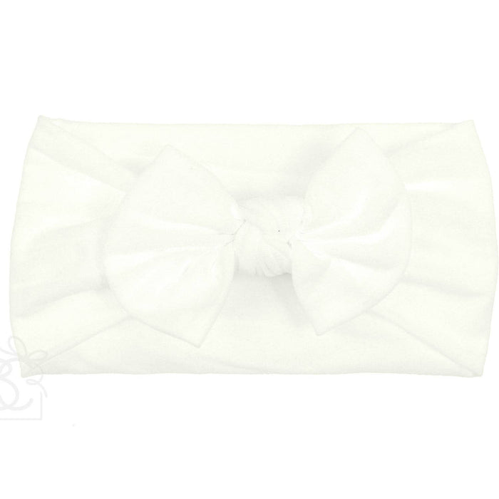 Wide Stretchy Headband with Knot (Multiple Colors) - Wee Bee Baby Boutique