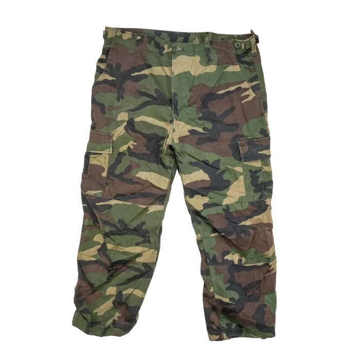 Winchester Woodland Camo BDU Trousers - 40, XLarge - Army & Outdoors - Combat Trousers
