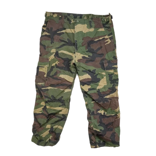 Winchester Woodland Camo BDU Trousers - 40, XLarge - Army & Outdoors - Combat Trousers