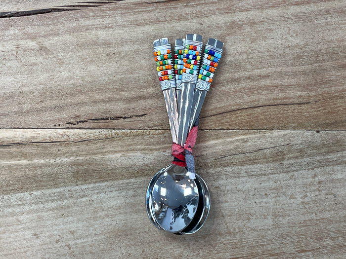 Wire & Bead Teaspoons - Set of 4