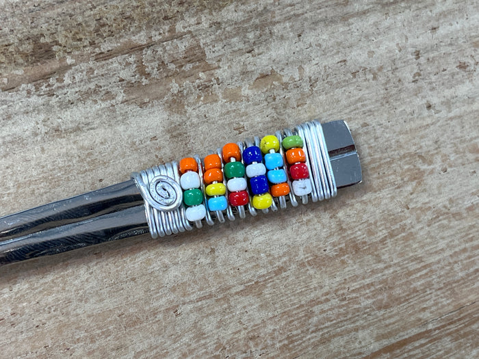Wire & Bead Teaspoons - Set of 4