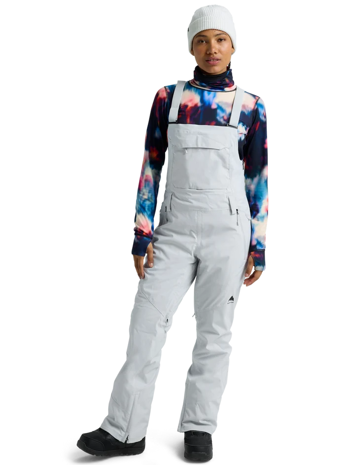 Product image of Women's Burton Reserve 2L Stretch Bib Pants[Variant:Gray Cloud]