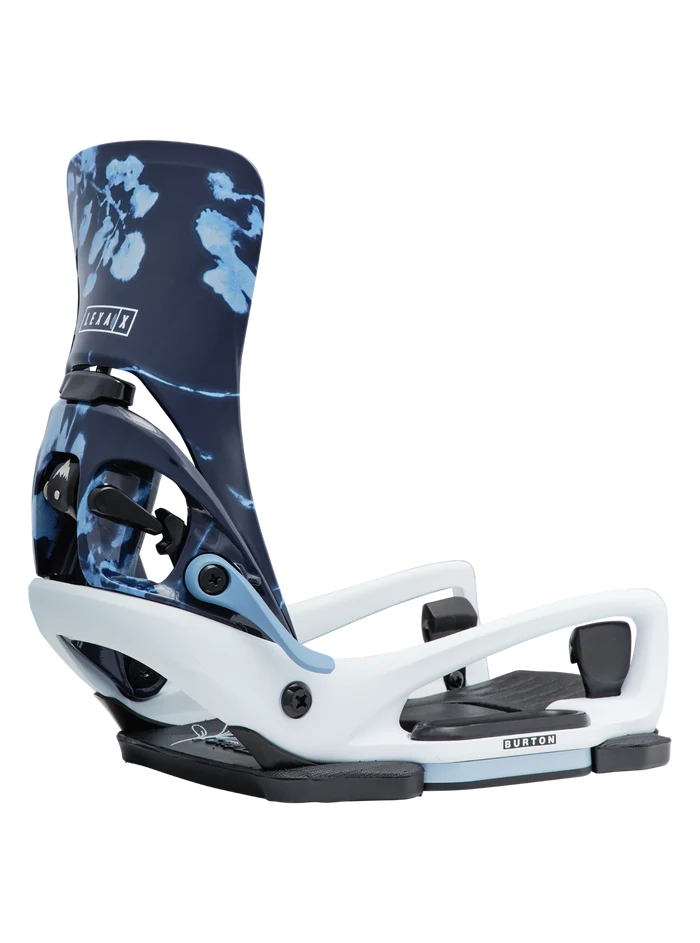 Product image of Women's Burton Step On® Lexa X EST® Snowboard Bindings[Variant:Cyanotype Floral / White]
