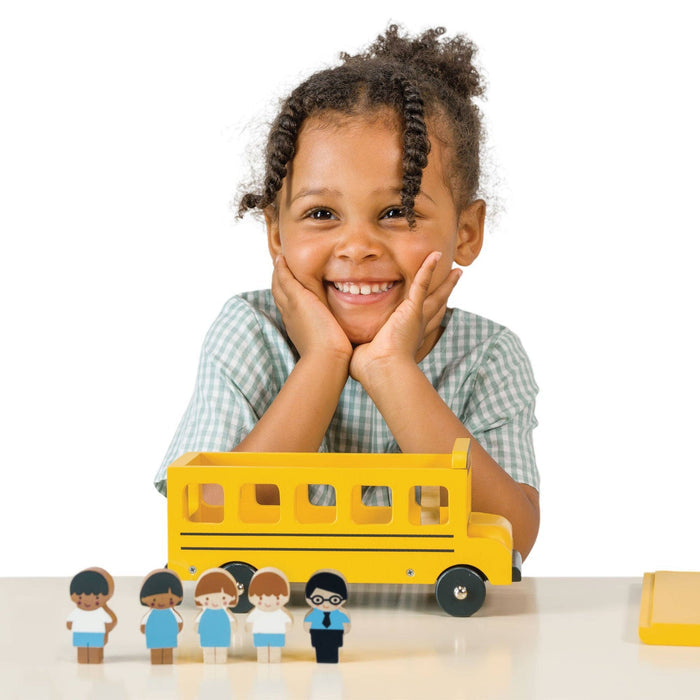 Wooden Little Friends School Bus - Wee Bee Baby Boutique