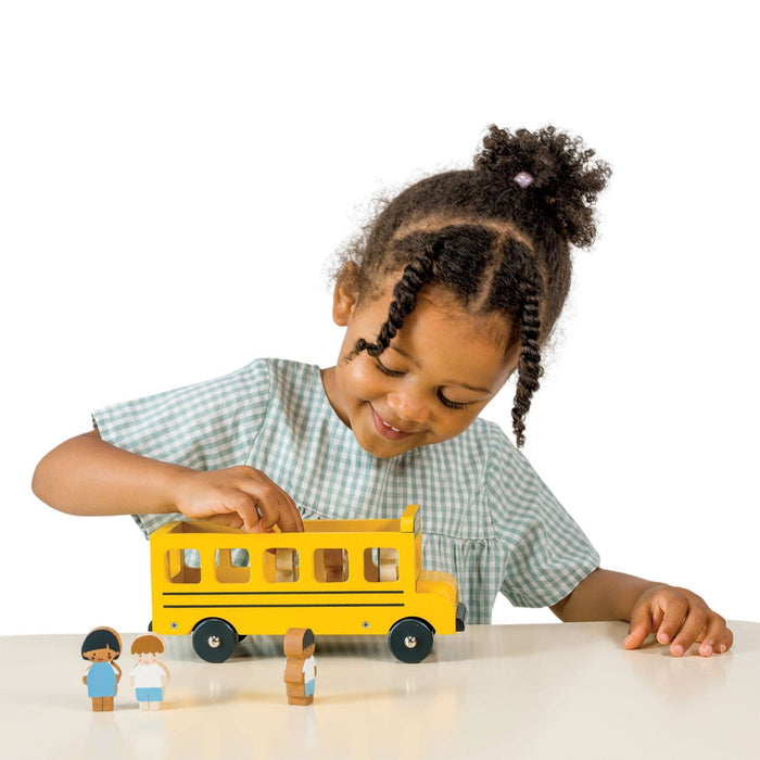 Wooden Little Friends School Bus - Wee Bee Baby Boutique