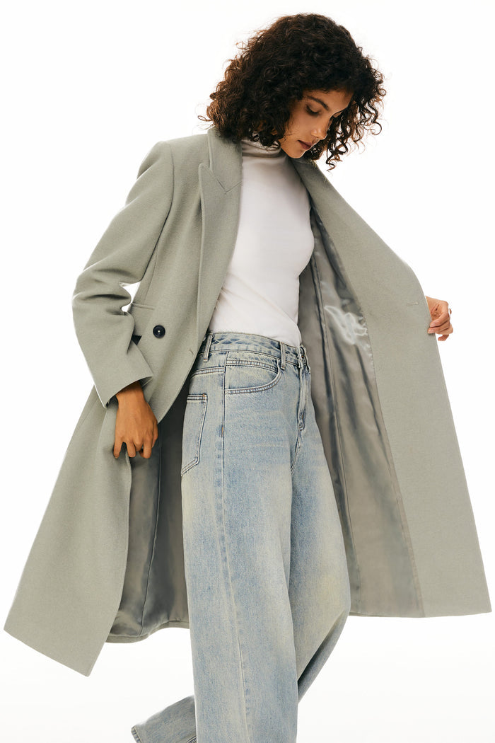 Orolay-Wool-Blend-Long-Coat #color_Gray