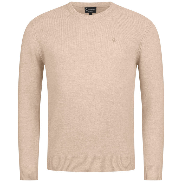 Giesswein Pullover Wool O-Neck M - sandmelé 212