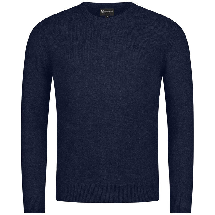 Giesswein Pullover Wool O-Neck M - ocean blue 540