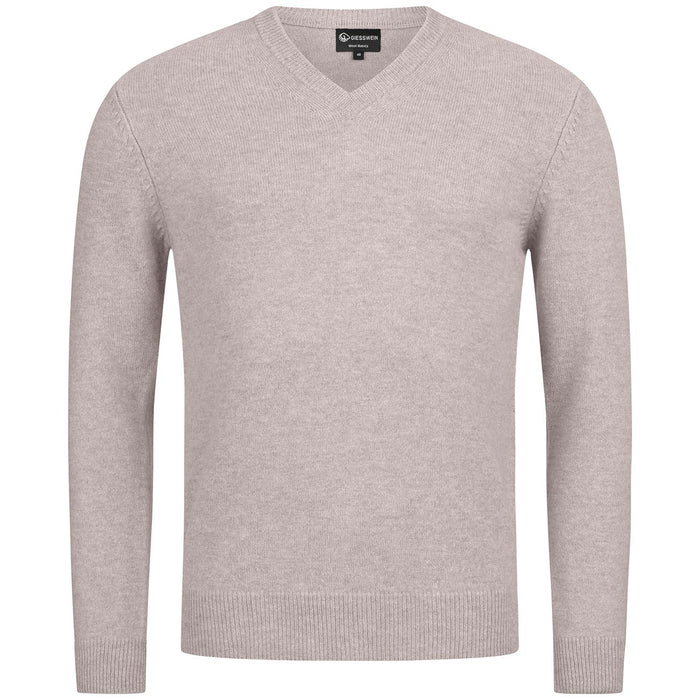 Giesswein Pullover Wool V-Neck M - light grey 031