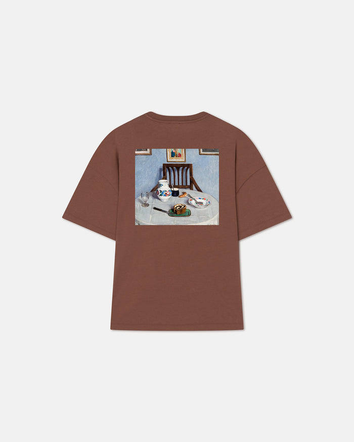 Wren - Printed Cotton-Jersey T-Shirt - Rust/Poppyseed Cake
