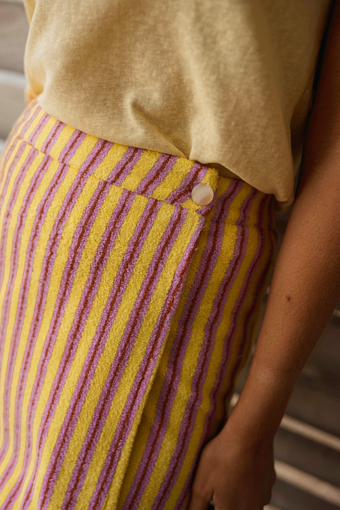 Yellow Striped Maisy Skirt