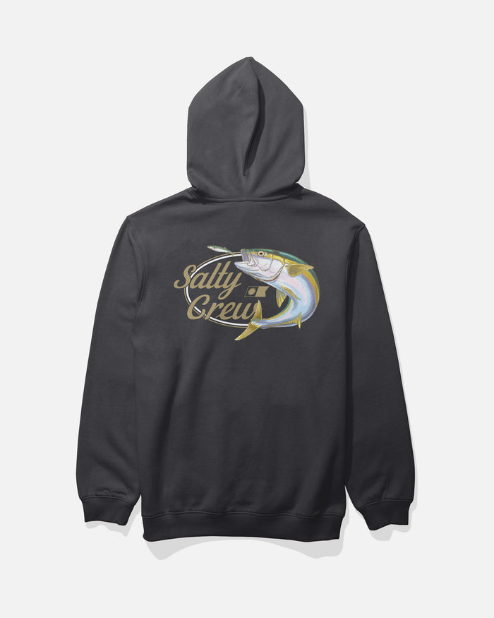 Yellow Tailed Zip Fleece - Black