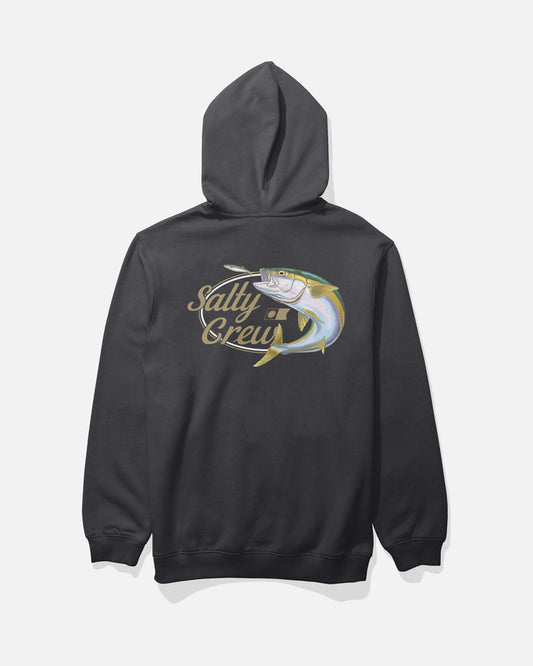 Yellow Tailed Zip Fleece - Black