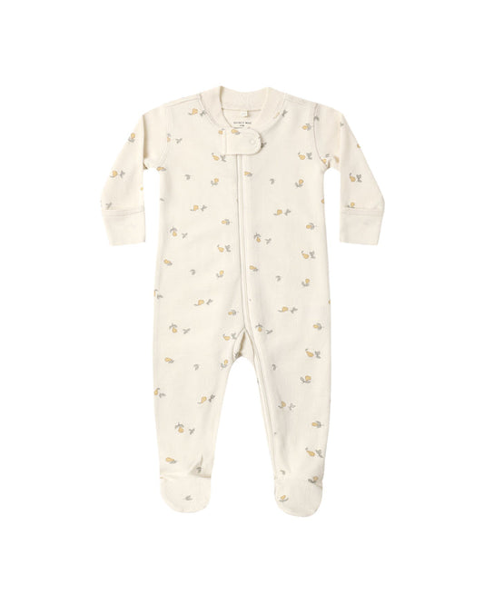 Zip Long Sleeve Sleeper || Footie Pears